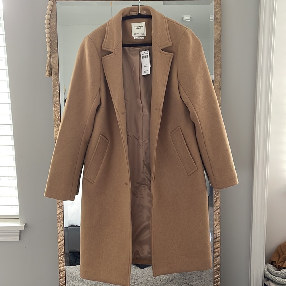 Abercrombie & Fitch Wool-Blend Dad Coat *SOLD* - Picture 3 of 9